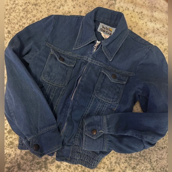 jean team Other - Vintage Jean Team 70s Indigo Denim Jacket